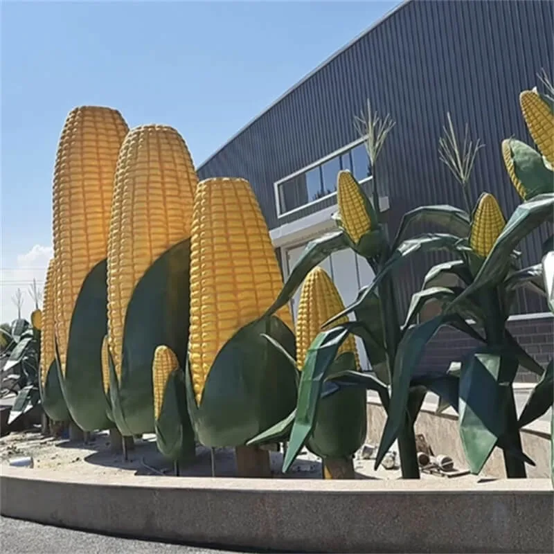 Fiberglass Corn Statues Sculptures For Sale – custom retail display image 21