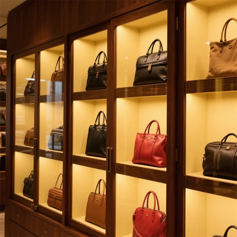 Purse Handbag Display Cabinets For Sale – custom retail display image 19