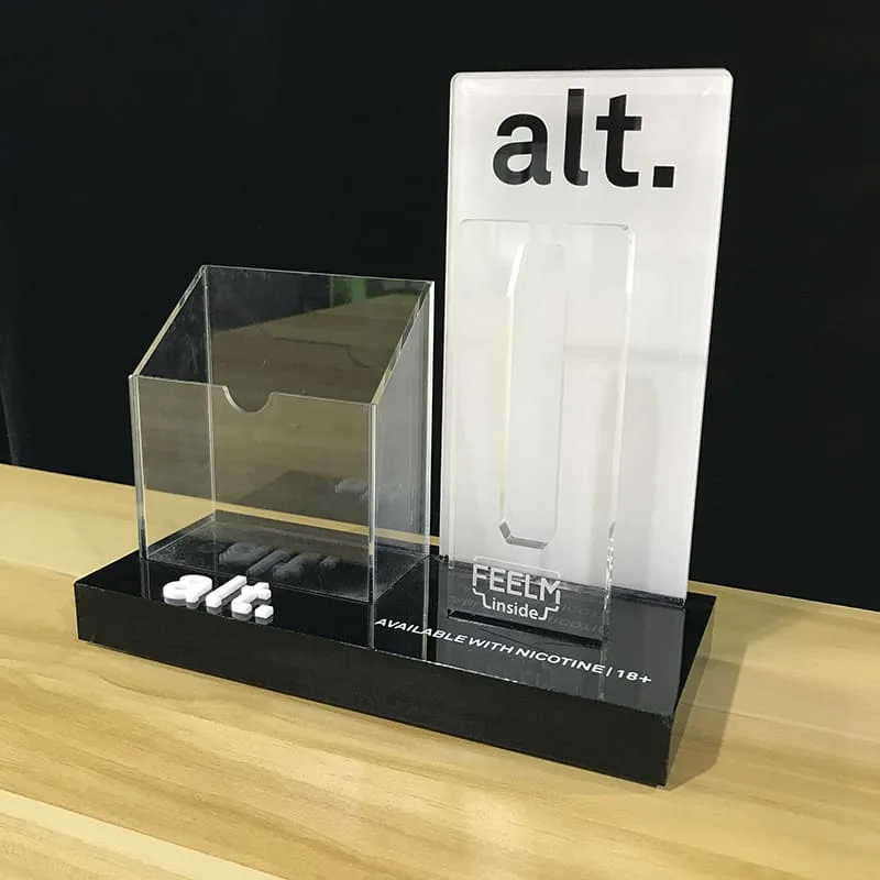 Modern vape showcase vape shop table furniture display