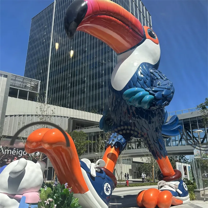 Large Outdoor Pelican Statues Sculptures For Garden Park – custom retail display image 2