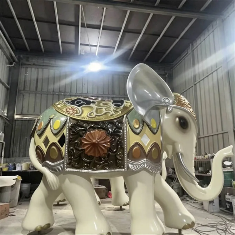 FRP Elephants Statues, Sculptures Ornaments | Outdoor – custom retail display image 27
