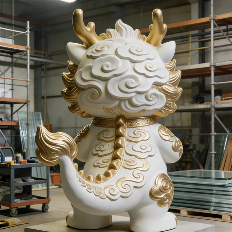 Mythical Creature Statues Sculptures – custom retail display image 21