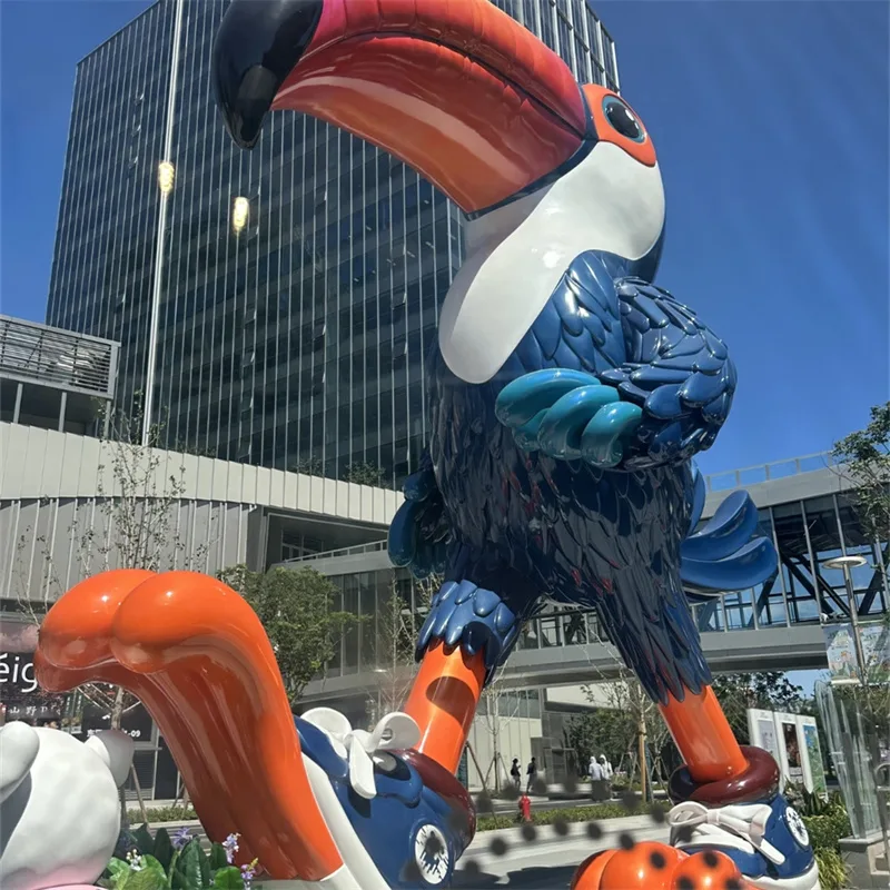 Large Outdoor Pelican Statues Sculptures For Garden Park – custom retail display image 1