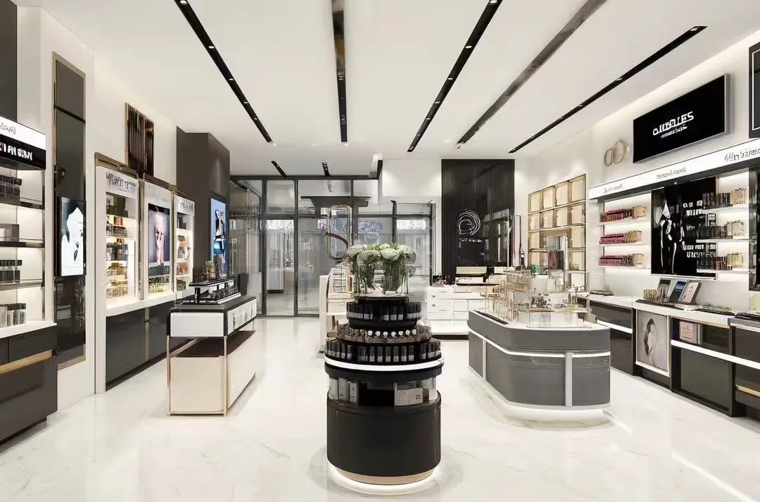 Cosmetic Shop Design Decoration Ideas – Houston Cosmetic Store Full Build | Custom Interior & Furniture Project image 2