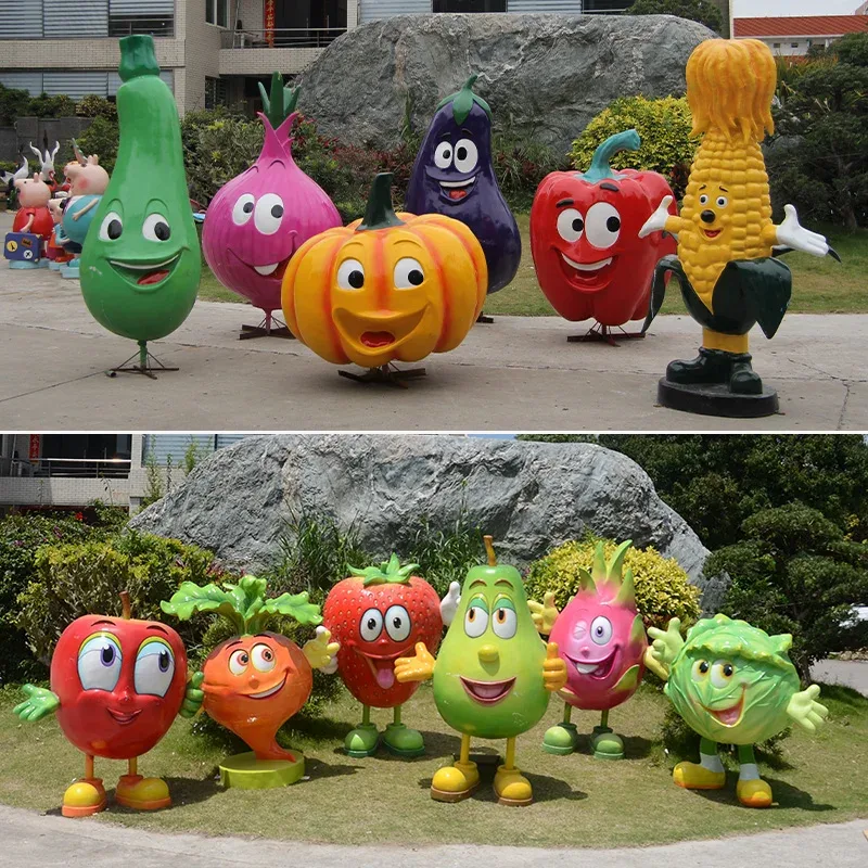 Fiberglass Banana Statues Sculptures For Garden Park – custom retail display image 11