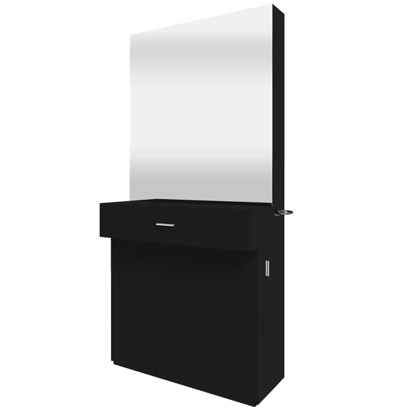 Single Sided Barber Salon Styling Stations – custom retail display image 14
