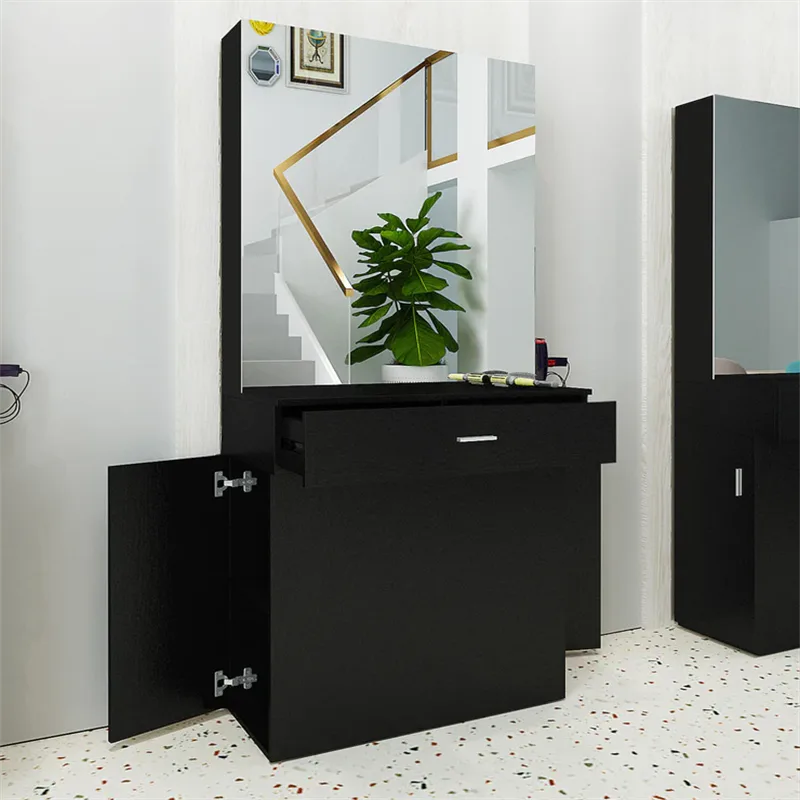 Single Sided Barber Salon Styling Stations – custom retail display image 13