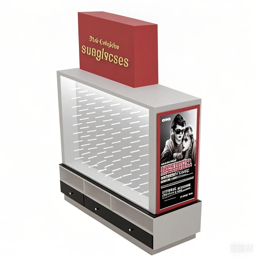 Optical Sunglass Display Cabinet | Eyewear Showcase – custom retail display image 48