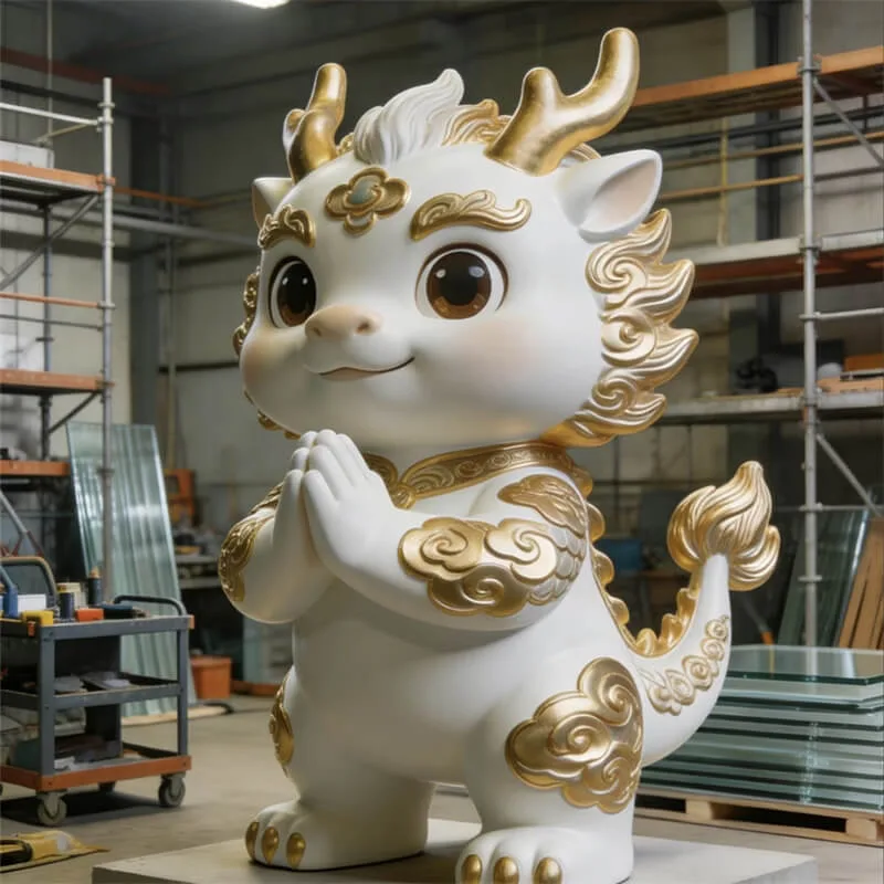 Mythical Creature Statues Sculptures – custom retail display image 22
