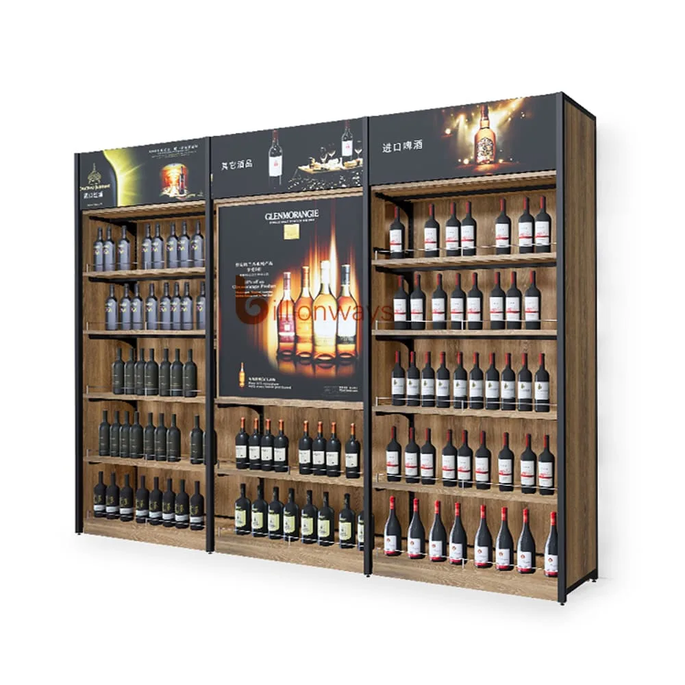 Wine Display Cabinets For Bars Restaurants | Wood Glass – custom retail display image 44