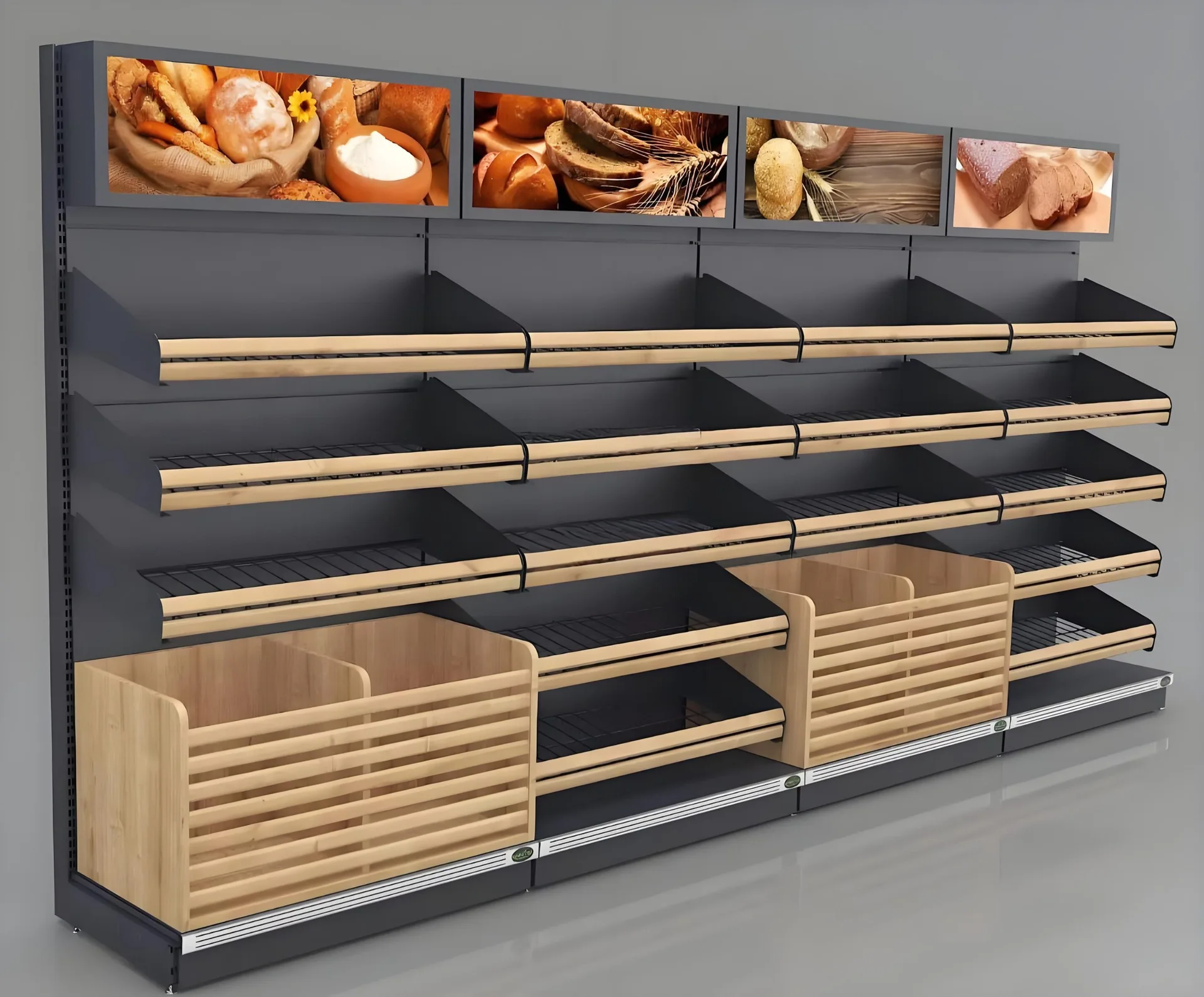 Bakery Shelving | Bread Display Racks Shelves – custom retail display image 5