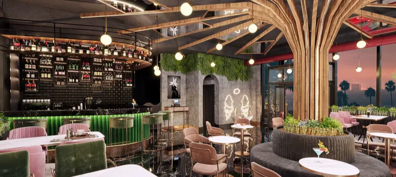 Tavern Design, Bar Displays, Commercial Furniture – custom retail display image 10