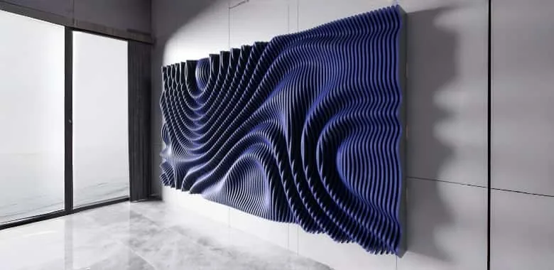 Parametric Wall Panels, Shelves 3D Wood Wall Arts – custom retail display image 18