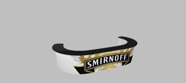 trade show counter Trade Show Counters | Portable Podiums – custom retail display image 3