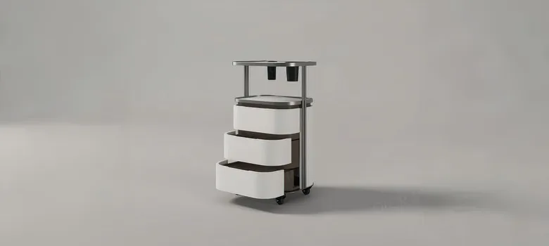 Beauty Hair Salon Trolley Cart – custom retail display image 3