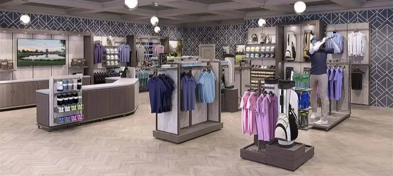 Golf Pro Shop Design, Displays Retail Fixtures – custom retail display image 8