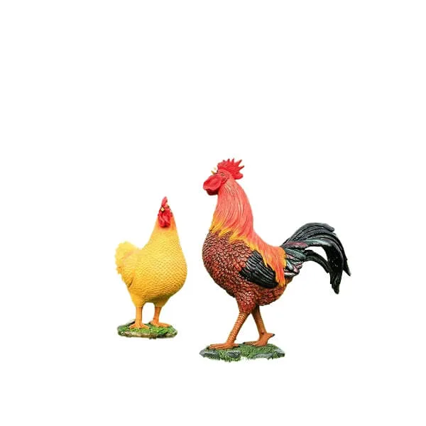 Farm Animal Statues Sculptures | Life Size Outdoor – Chicken Statues image 8