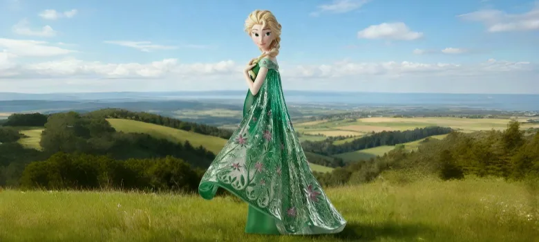 Frozen Elsa fiberglass statues Life Size Frozen Elsa Statues For Sale | Frp Figures Ornaments – custom retail display image 3