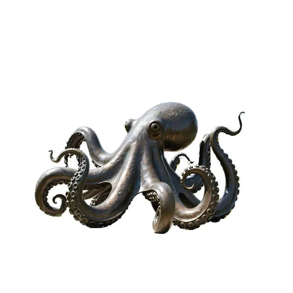 Sea Creature Statues Marine Life Sculptures – Octopus Statues image 11
