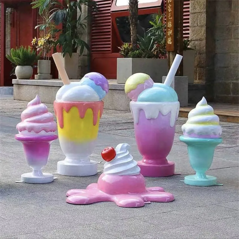 Gaint Ice Cream Props Statues | Fiberglass – custom retail display image 38