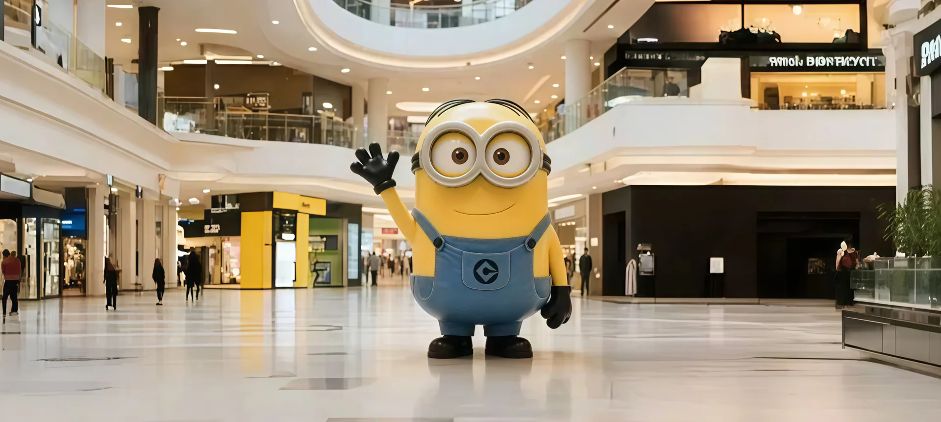 Life Size Minions Statues For Sale | Fiberglass Cartoon Figures – custom retail display image 3