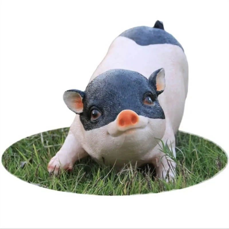 Large Pig Statues Sculptures For Outdoor Garden – custom retail display image 6