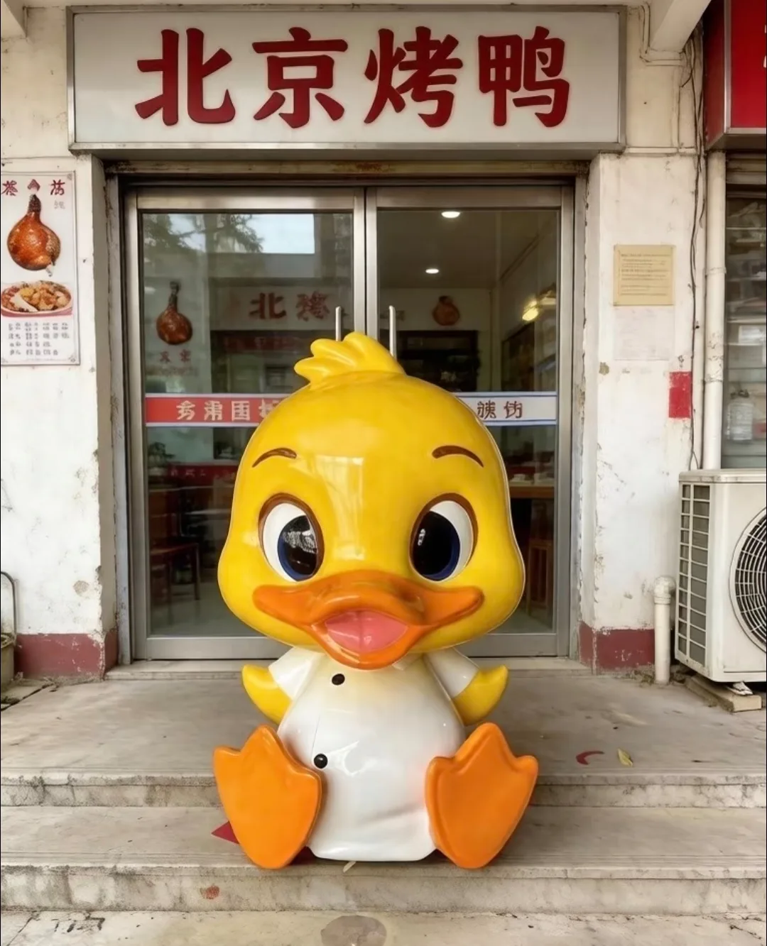Outdoor Duck Statues Goose Sculptures for Garden – custom retail display image 30