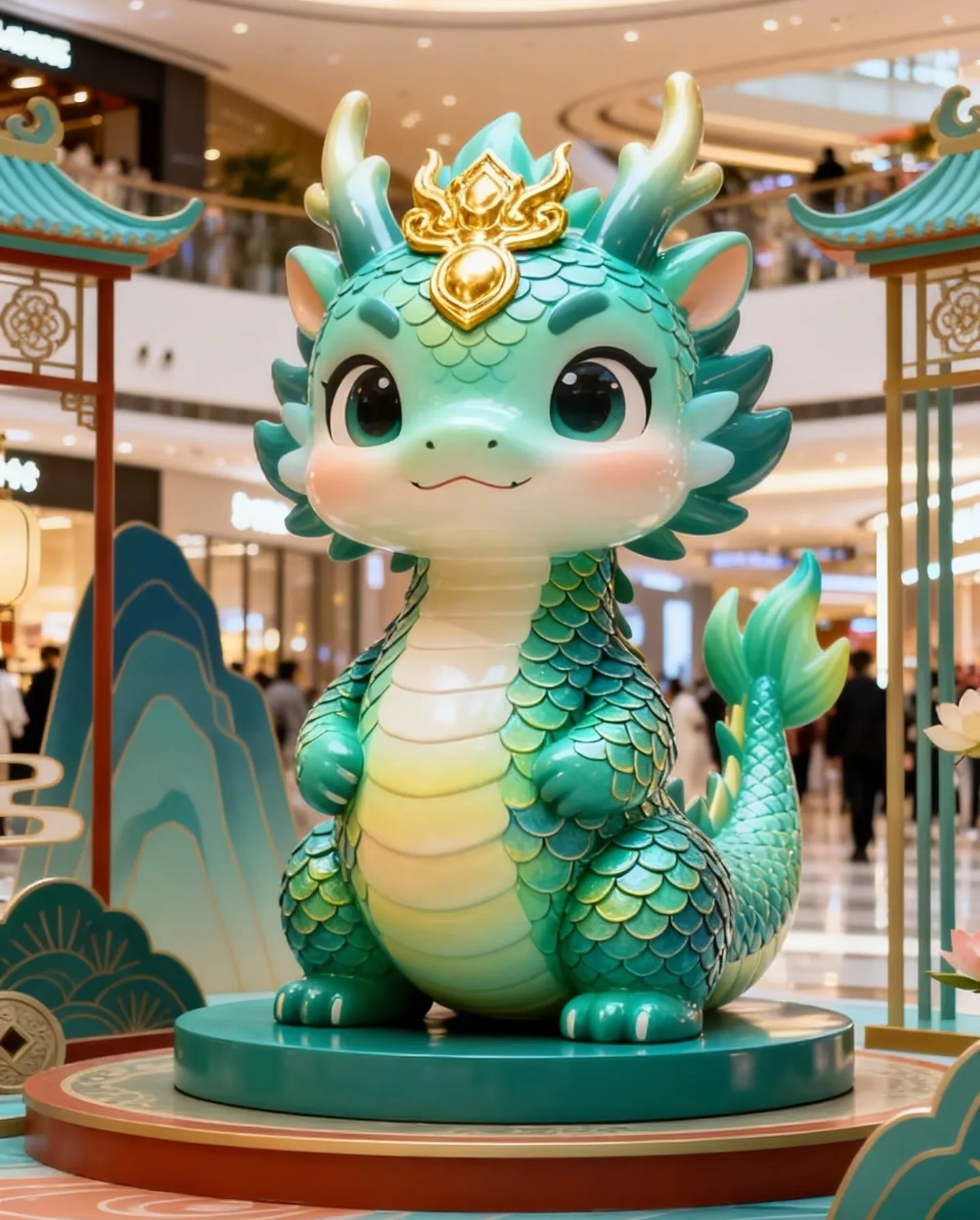 Mythical Creature Statues Sculptures – custom retail display image 13