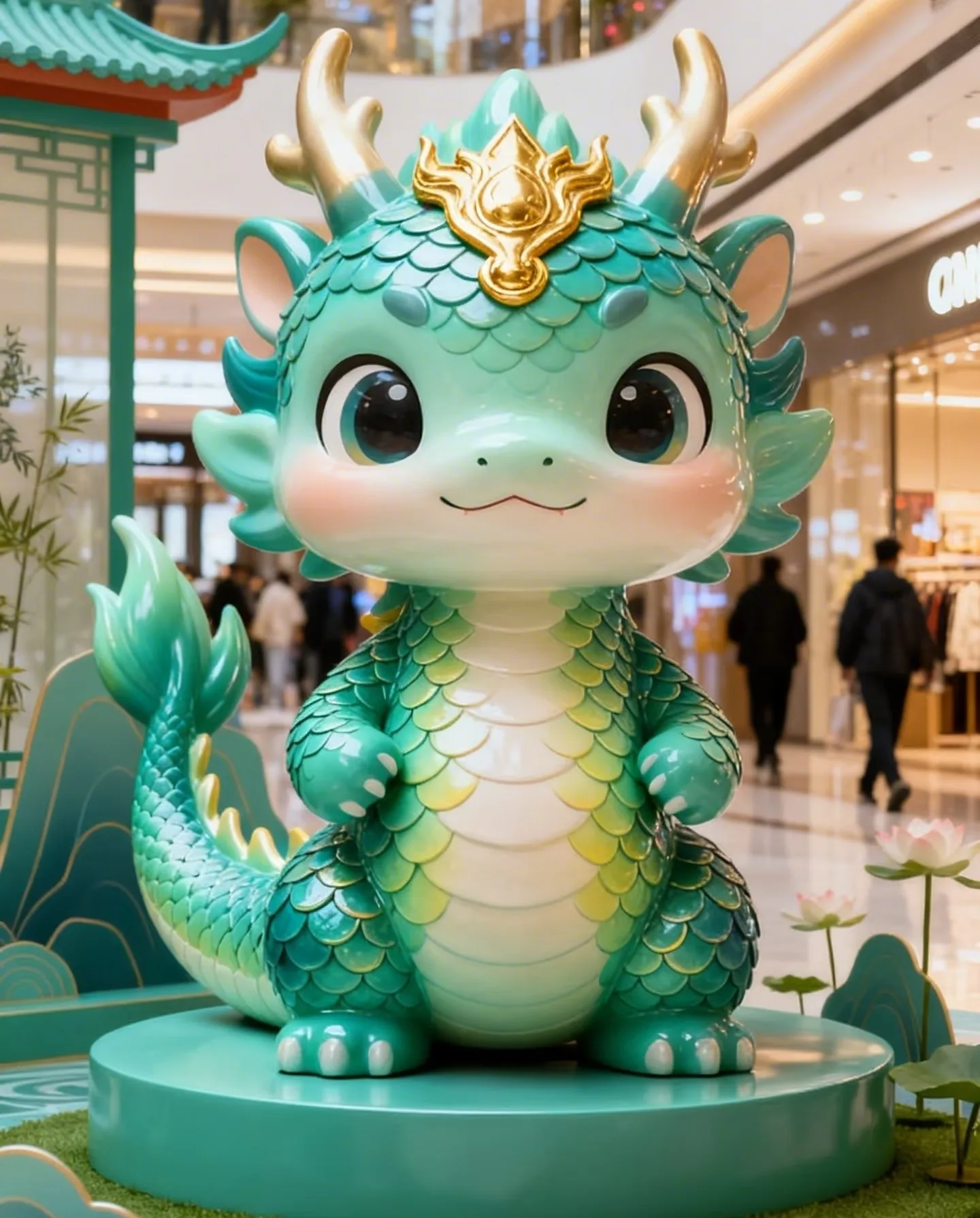 Mythical Creature Statues Sculptures – custom retail display image 14