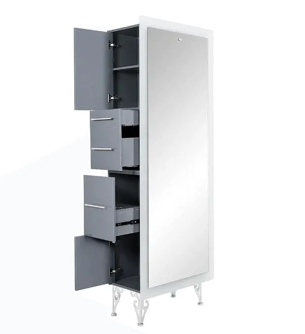Wall Mounted Floating Salon Styling Stations For Sale – custom retail display image 10