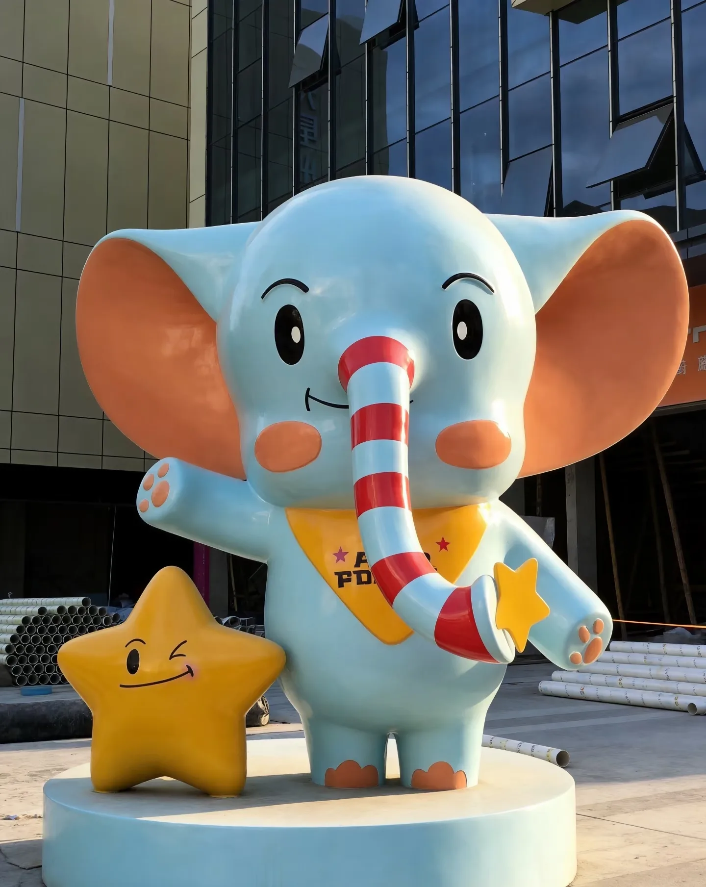 FRP Elephants Statues, Sculptures Ornaments | Outdoor – custom retail display image 14