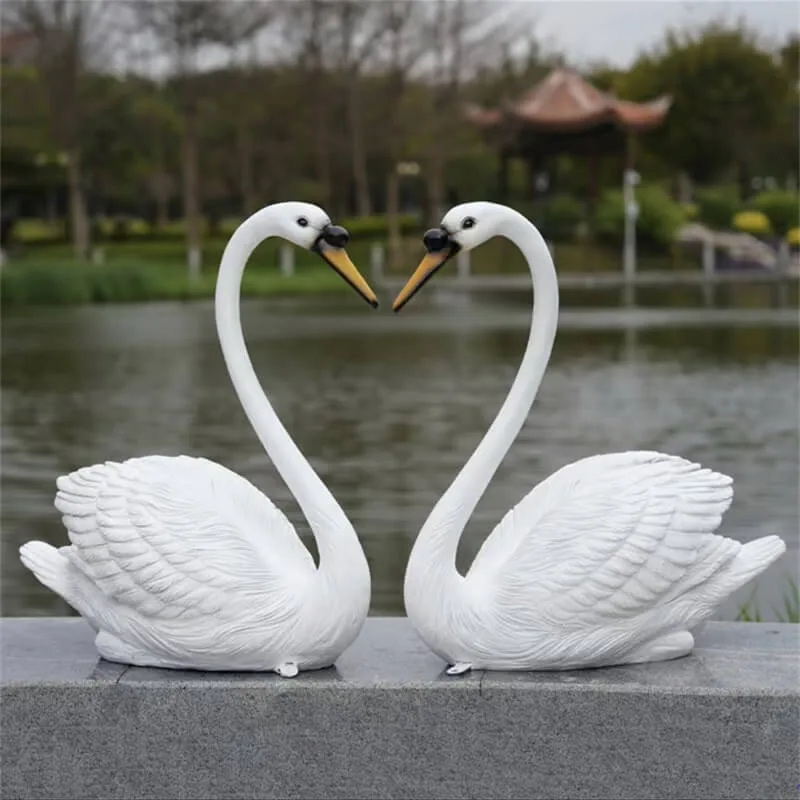 Outdoor Swan Statues Sculptures For Sale – custom retail display image 11