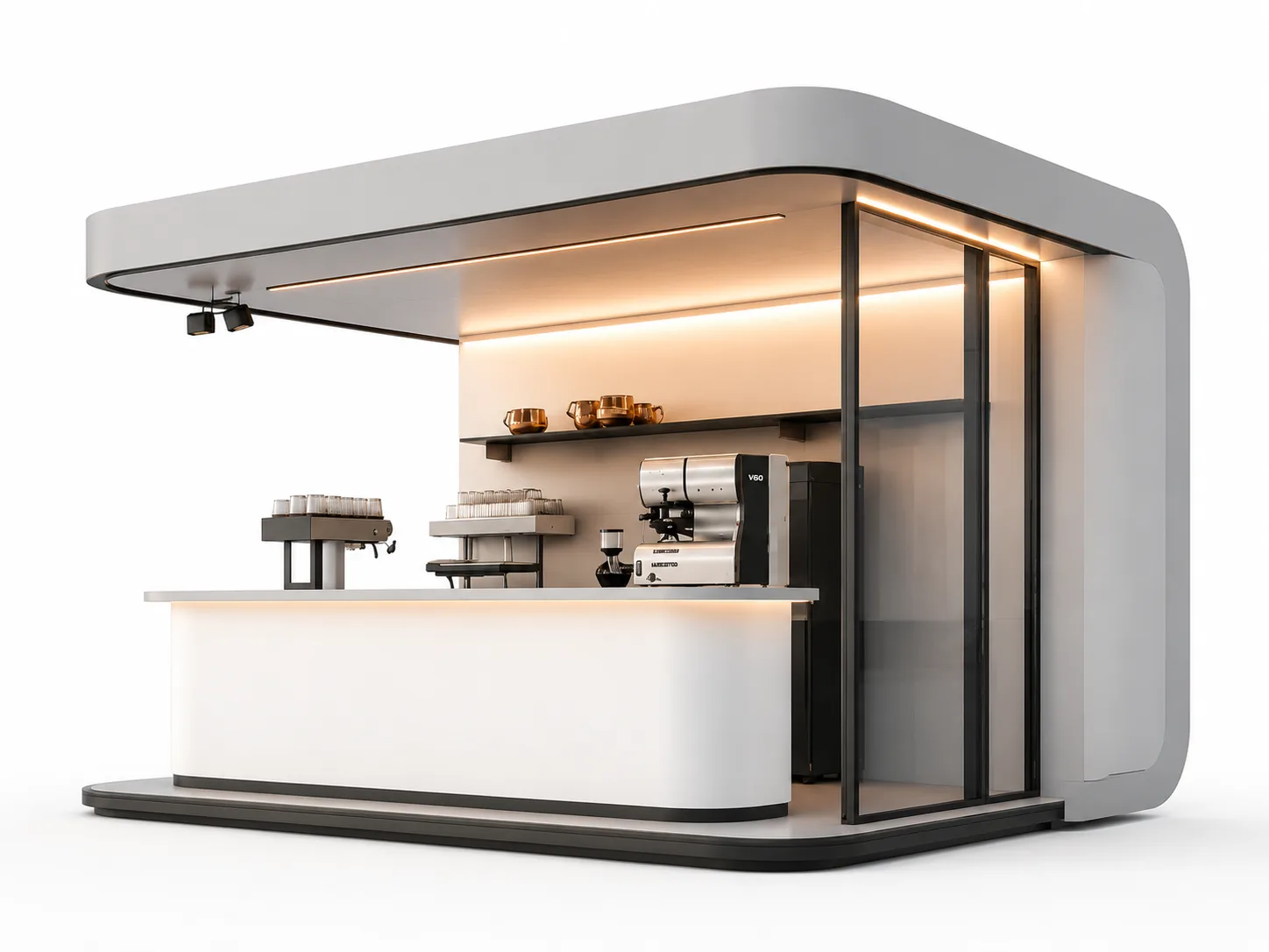 Cafe Counter For Sale | Coffee Shop Bar Counters Designs – custom retail display image 11