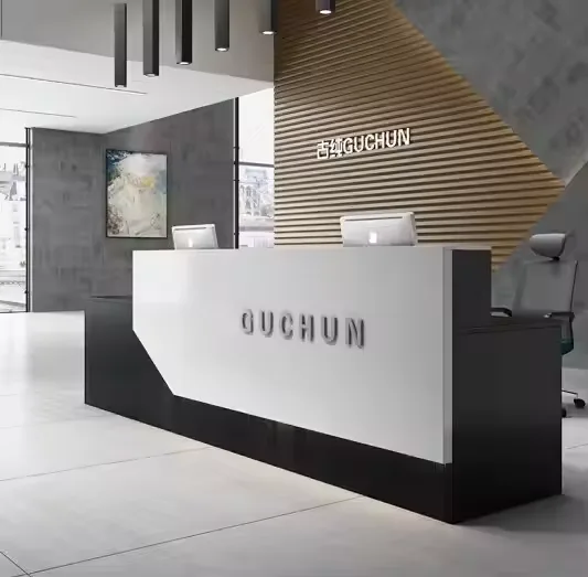 Straight Reception Desks Counters – custom retail display image 29