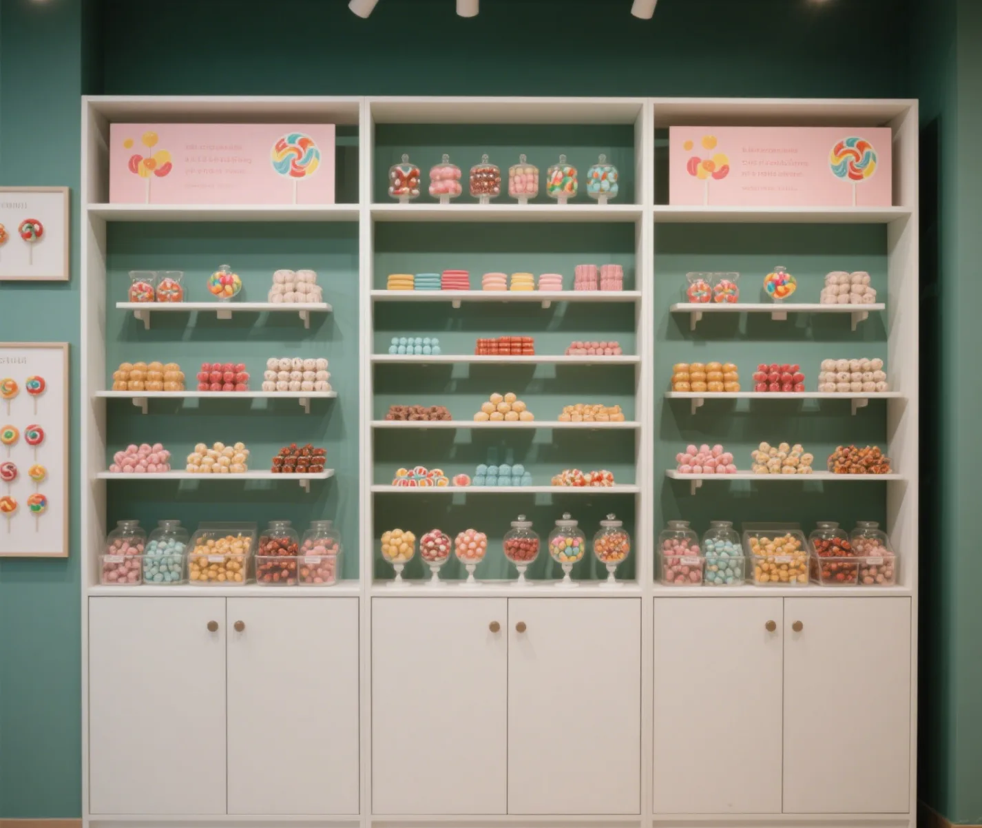 Candy Display Cabinet | Candy Wall Display – custom retail display image 21