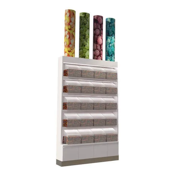 Candy Display Cabinet | Candy Wall Display – custom retail display image 30
