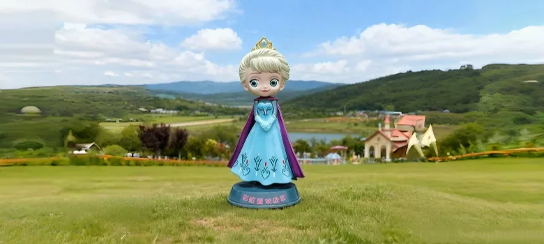Frozen Elsa fiberglass statues Life Size Frozen Elsa Statues For Sale | Frp Figures Ornaments – custom retail display image 4