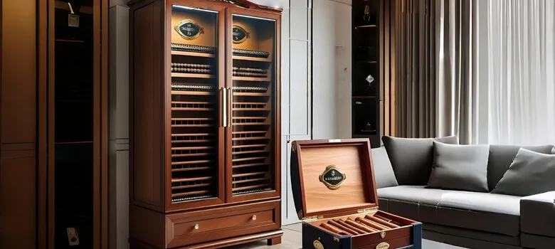 Custom Cigar Humidor Cabinets For Sale – custom retail display image 14