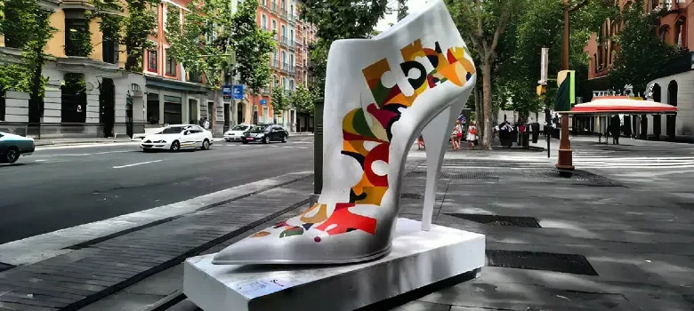 High Heel Shoe Fiberglass Statues & Sculptures Giant Shoe Props | Fiberglass High Heel Shoe Statues Sculptures – custom retail display image 5