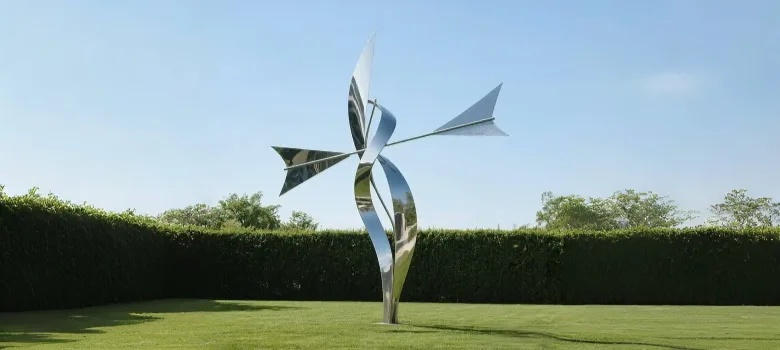 Geometric Sculpture For Sale | Frp, Metal Stainless – custom retail display image 5