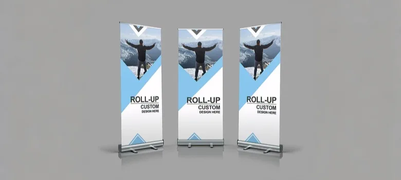 roll up banner Retractable Banners Stands | Roll up Portable Signage – custom retail display image 4