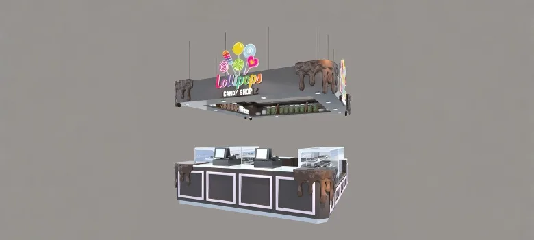 Chocolate Kiosk – custom retail display image 6