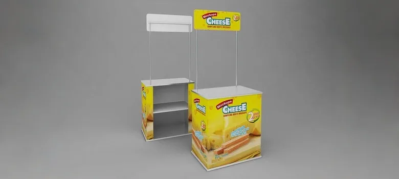 trade show counter Trade Show Counters | Portable Podiums – custom retail display image 4