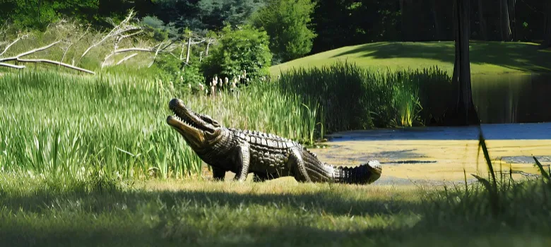 Life Size Crocodile Statues Sculptures For Sale – custom retail display image 4