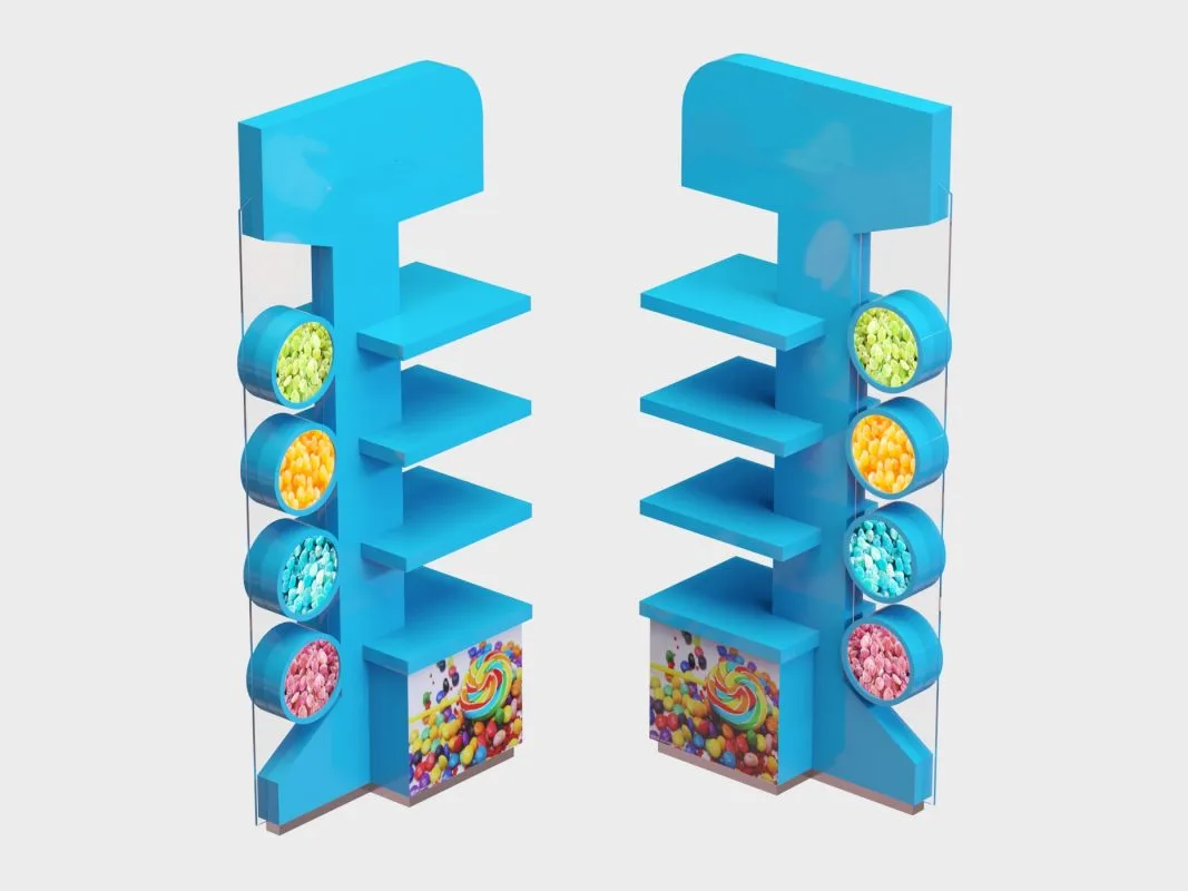 Candy Display Stands, Racks Tiers For Candy Shop Retail – custom retail display image 44