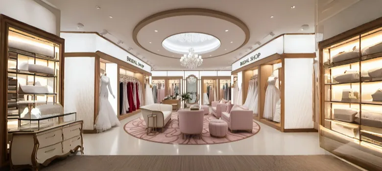 Bridal Shop Design, Displays Store Fixtures – custom retail display image 10