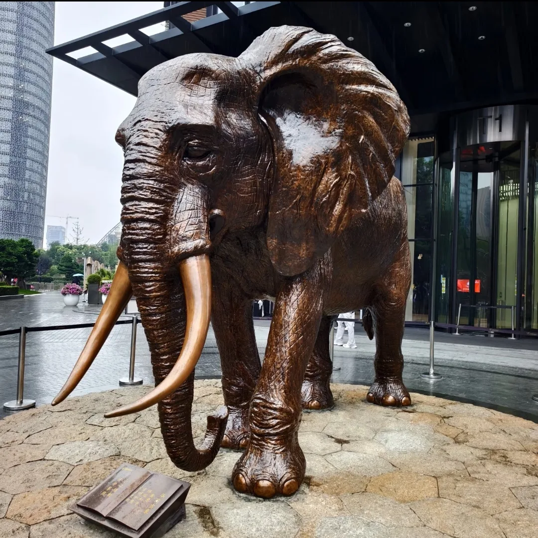 FRP Elephants Statues, Sculptures Ornaments | Outdoor – custom retail display image 42