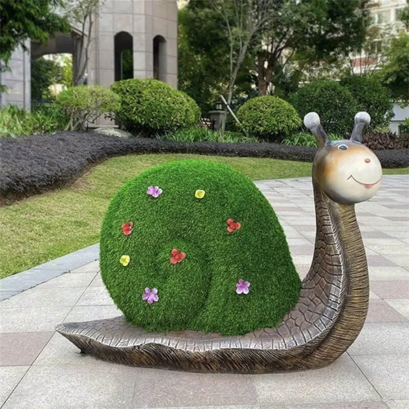 Giant Snail Sculptures Statues | Fiberglass Resin – custom retail display image 9