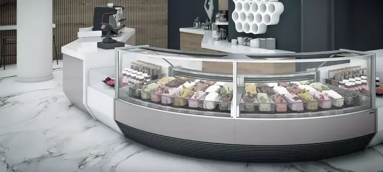 Gelato Ice Cream Display Cases | Display Freezer For Sale – custom retail display image 39