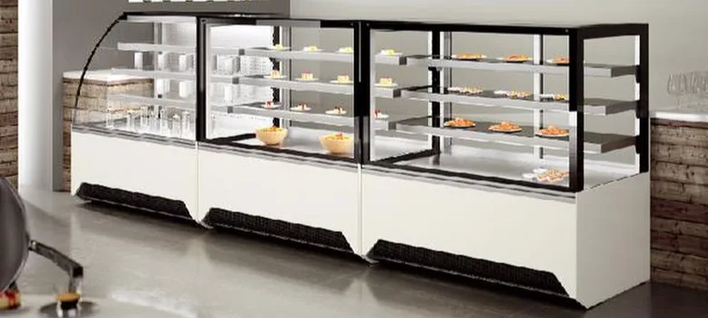 Bakery Display Showcases For Sale | Cake Pastry Refrigerated Cabinets – custom retail display image 16